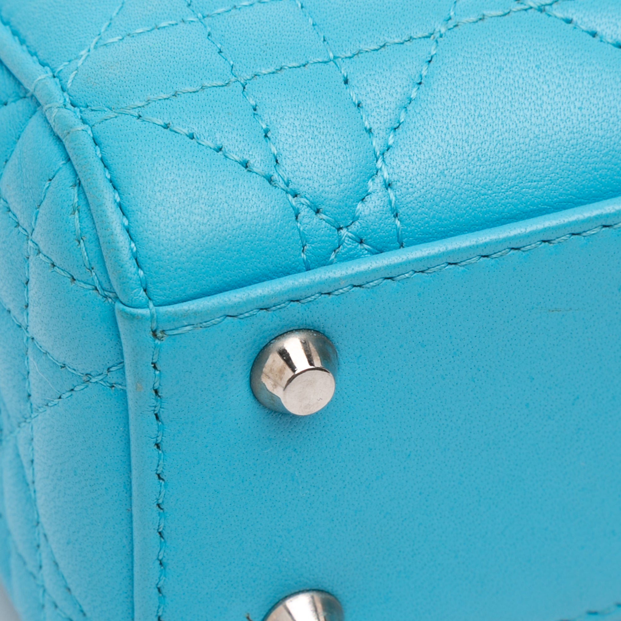 Mini Lambskin Cannage Lady Dior - Image 8