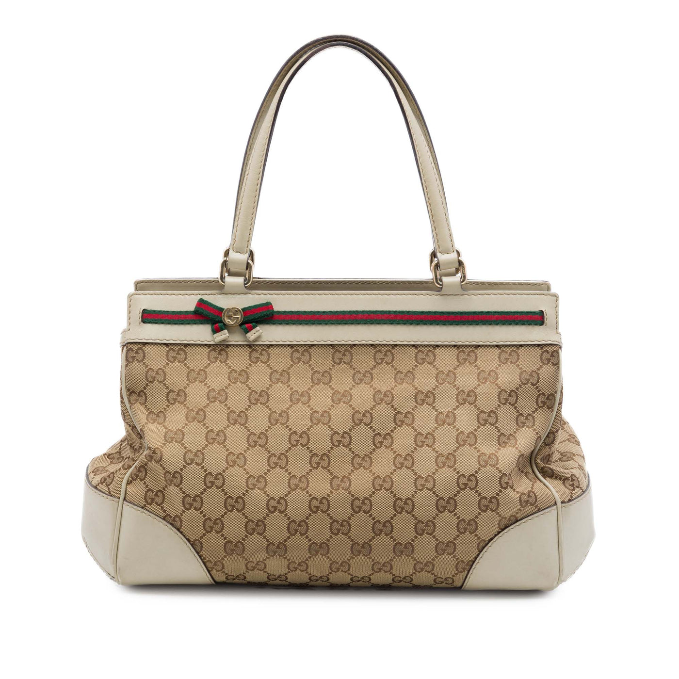 GG Canvas Web Mayfair Tote - Image 1