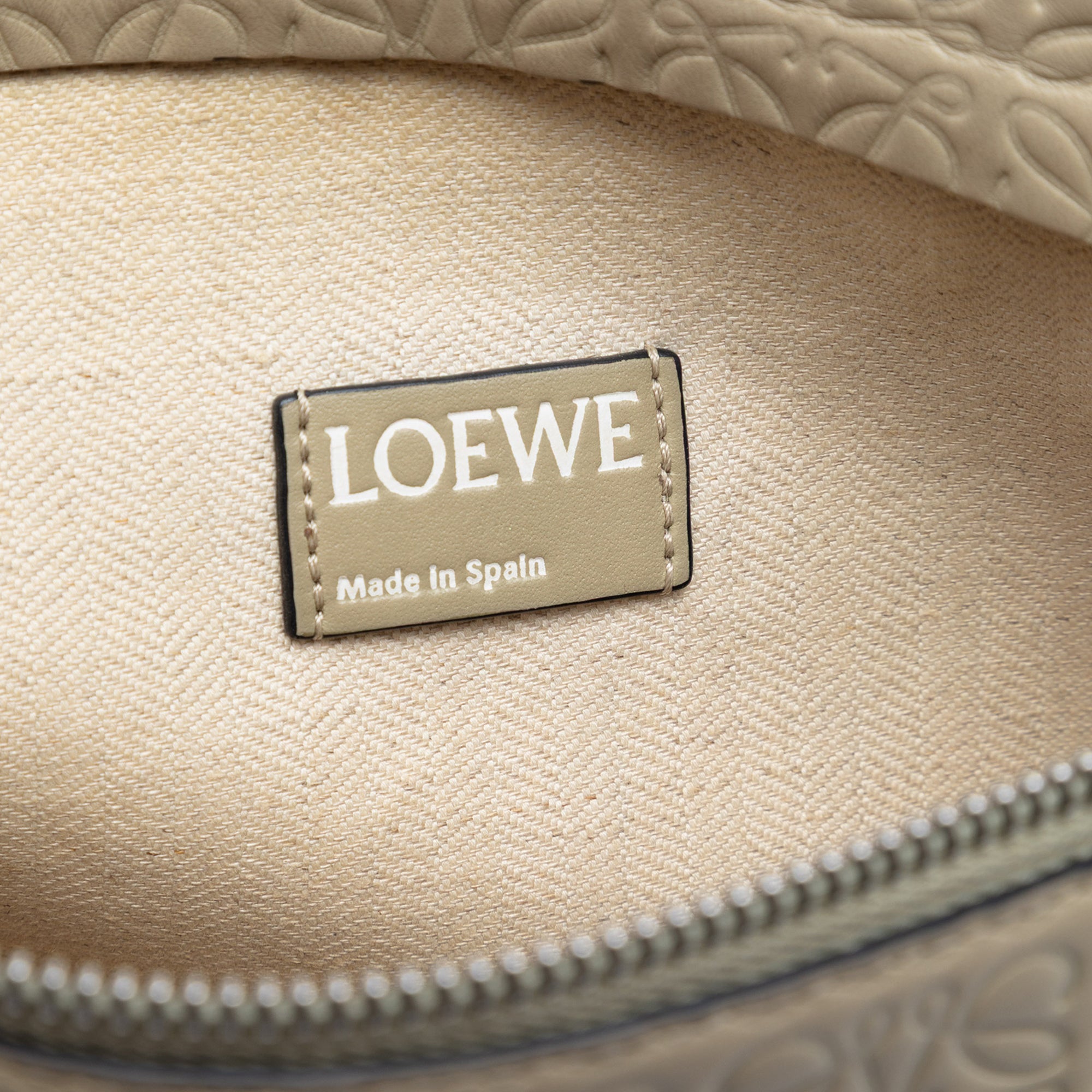 Embossed Anagram Leather Repeat T Clutch - Image 5