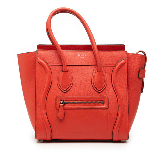 Micro Leather Luggage Tote - Image 1