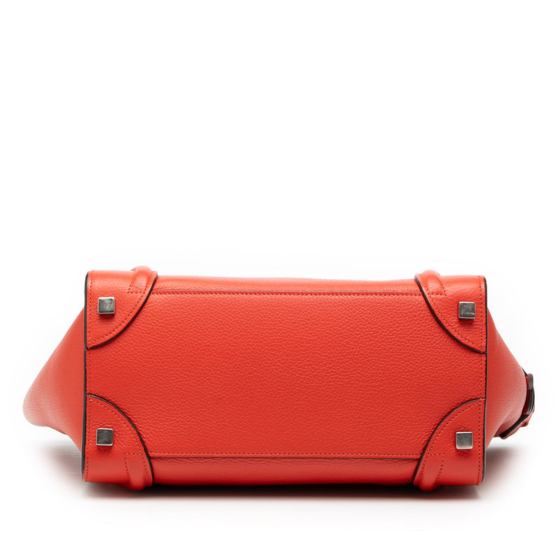 Micro Leather Luggage Tote - Image 3