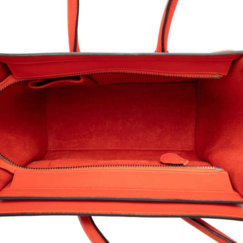 Micro Leather Luggage Tote - Image 4