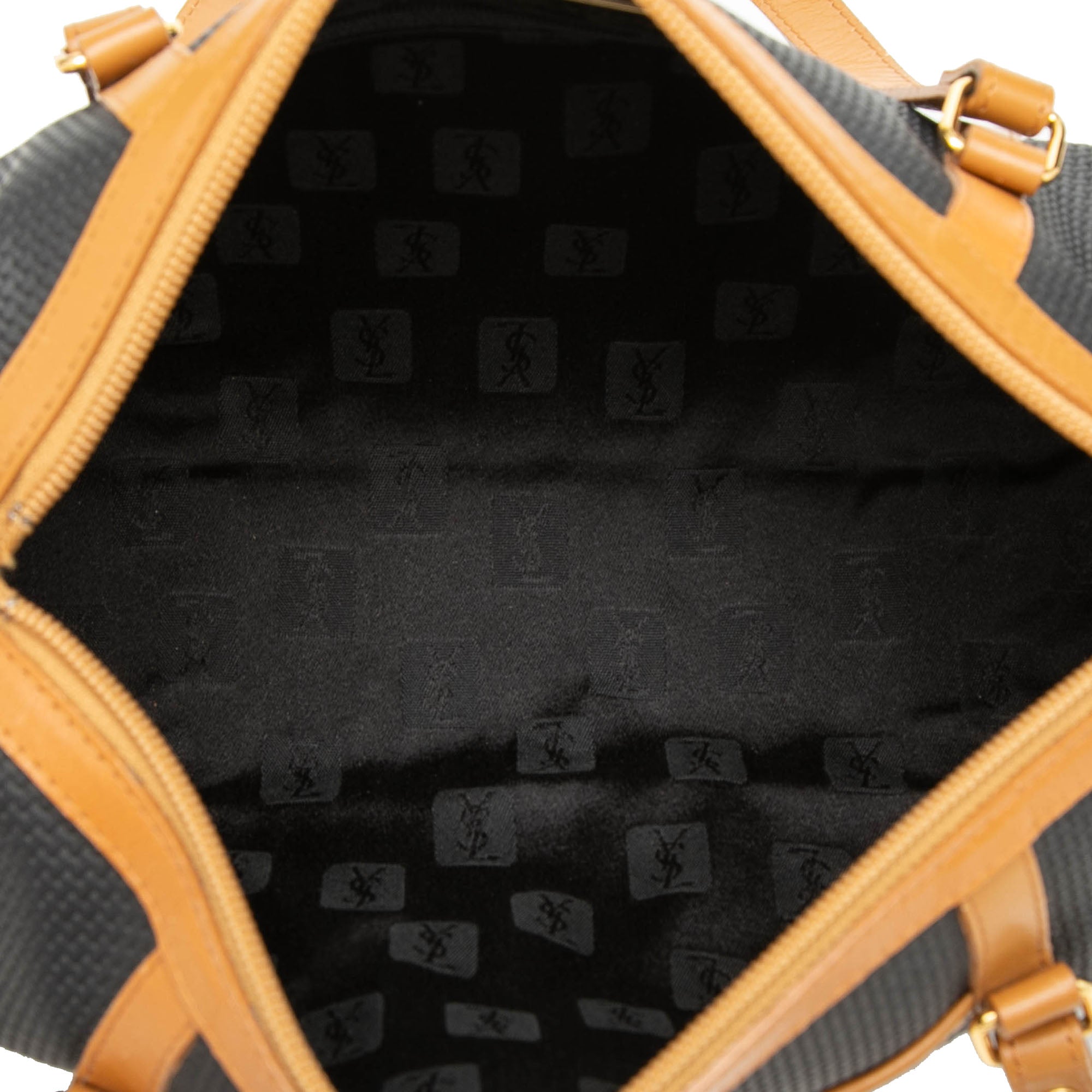 Weave Canvas Boston Bag - Image 4