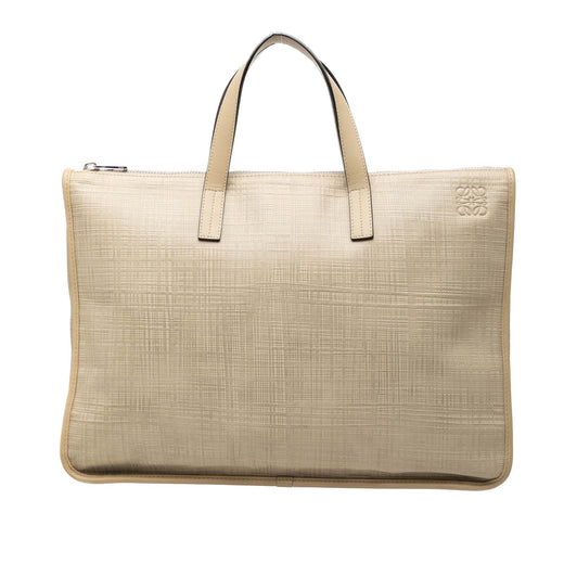 Embossed Leather Anagram Goya Briefcase - Image 1
