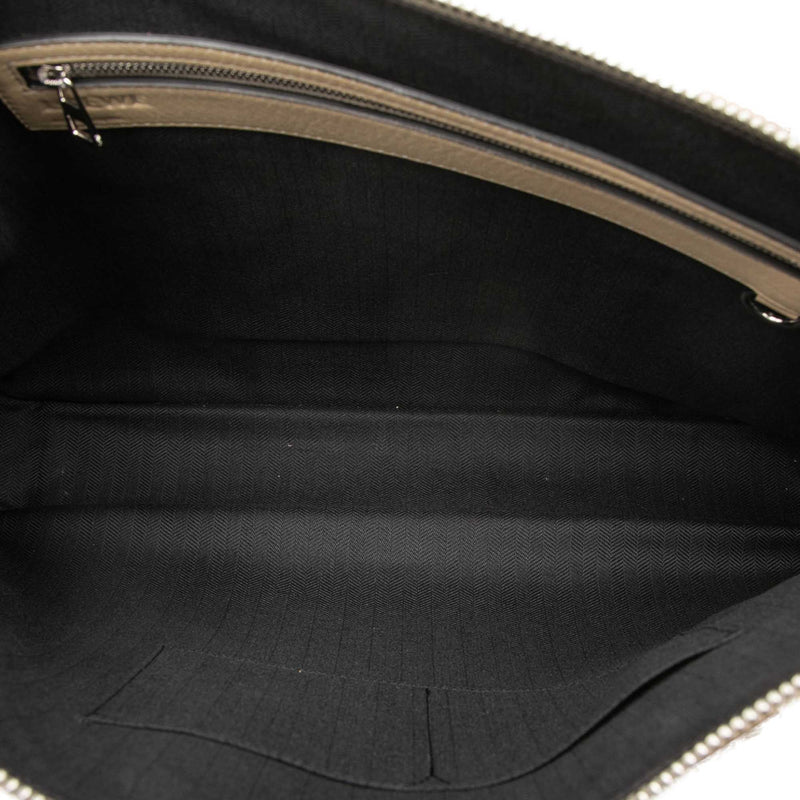 Embossed Leather Anagram Goya Briefcase - Image 4