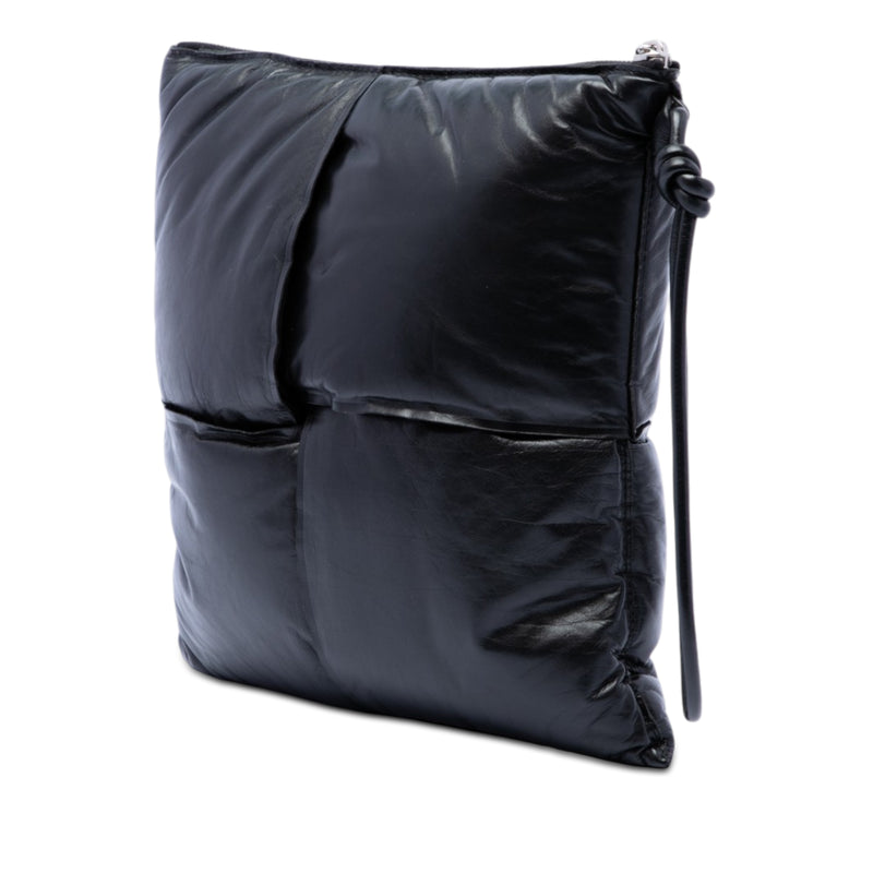 Nappa Intrecciato Padded Square Wristlet Pouch - Image 2