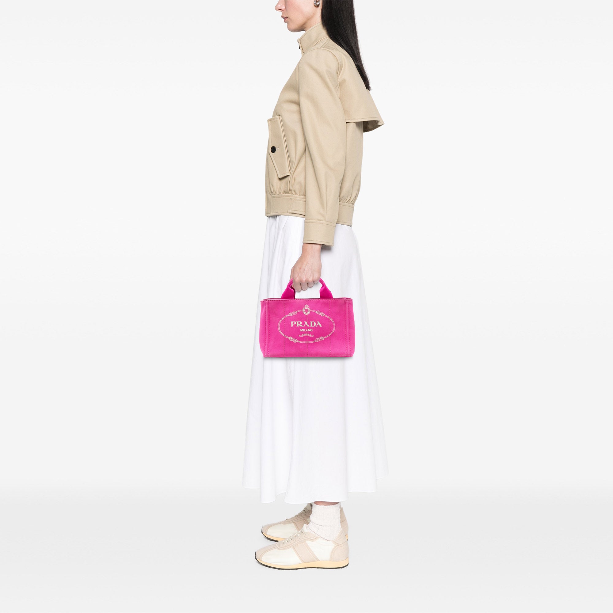 Small Canvas Canapa Logo Satchel - Image 7