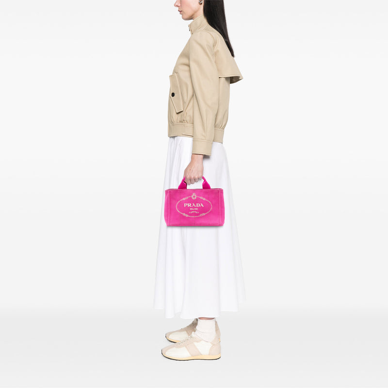 Small Canvas Canapa Logo Satchel - Image 7
