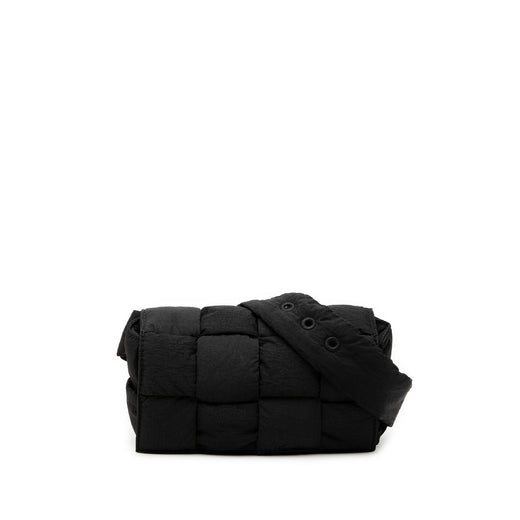 Mini Nylon Intrecciato Padded Tech Cassette Belt Bag - Image 1