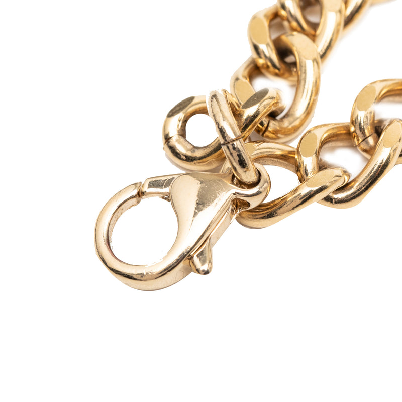 Gold Plated Strass Coco Double Chain Belt - Image 3