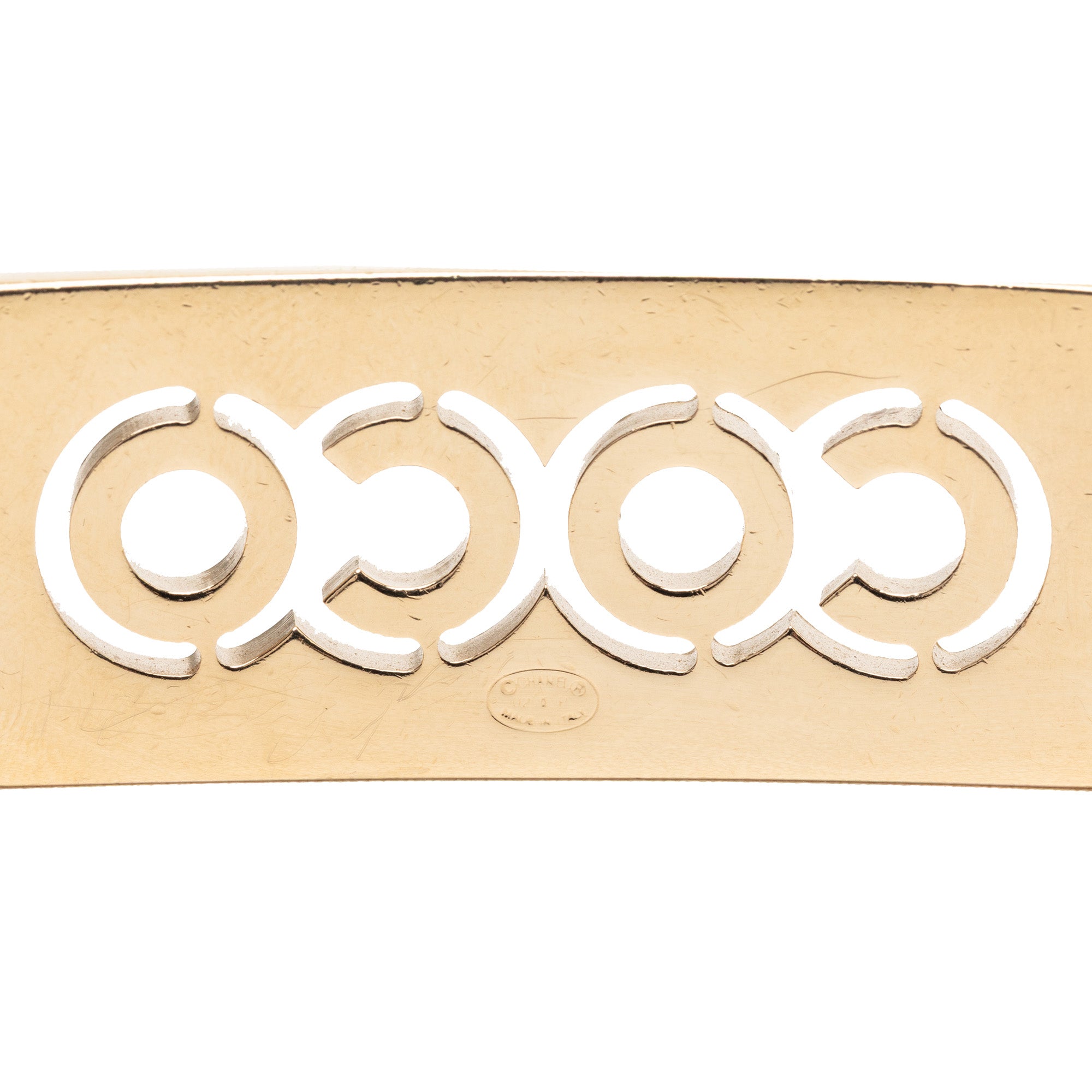 Gold Plated Strass Coco Double Chain Belt - Image 5