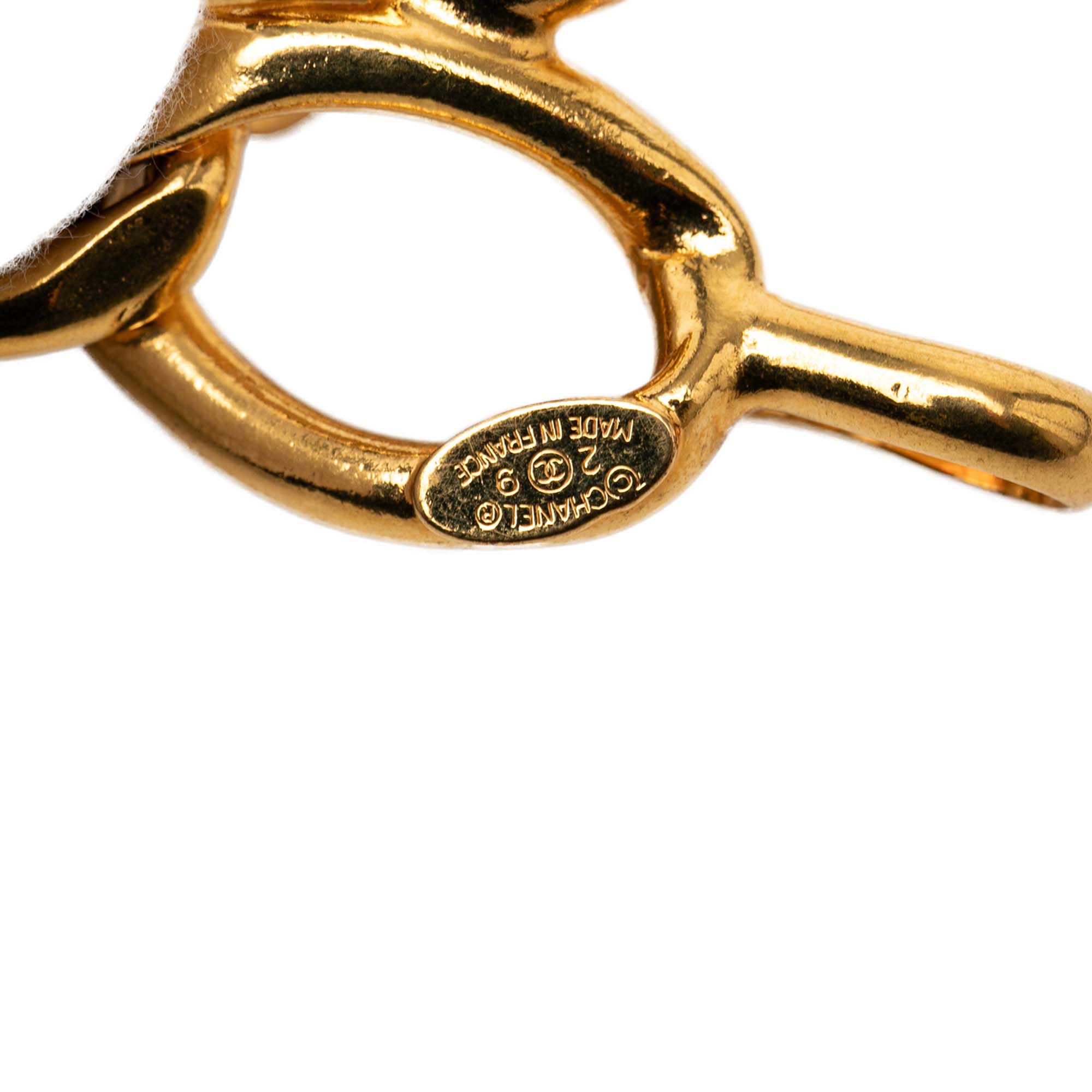 CC Gold  Plated Logo Chain Belt - Image 4