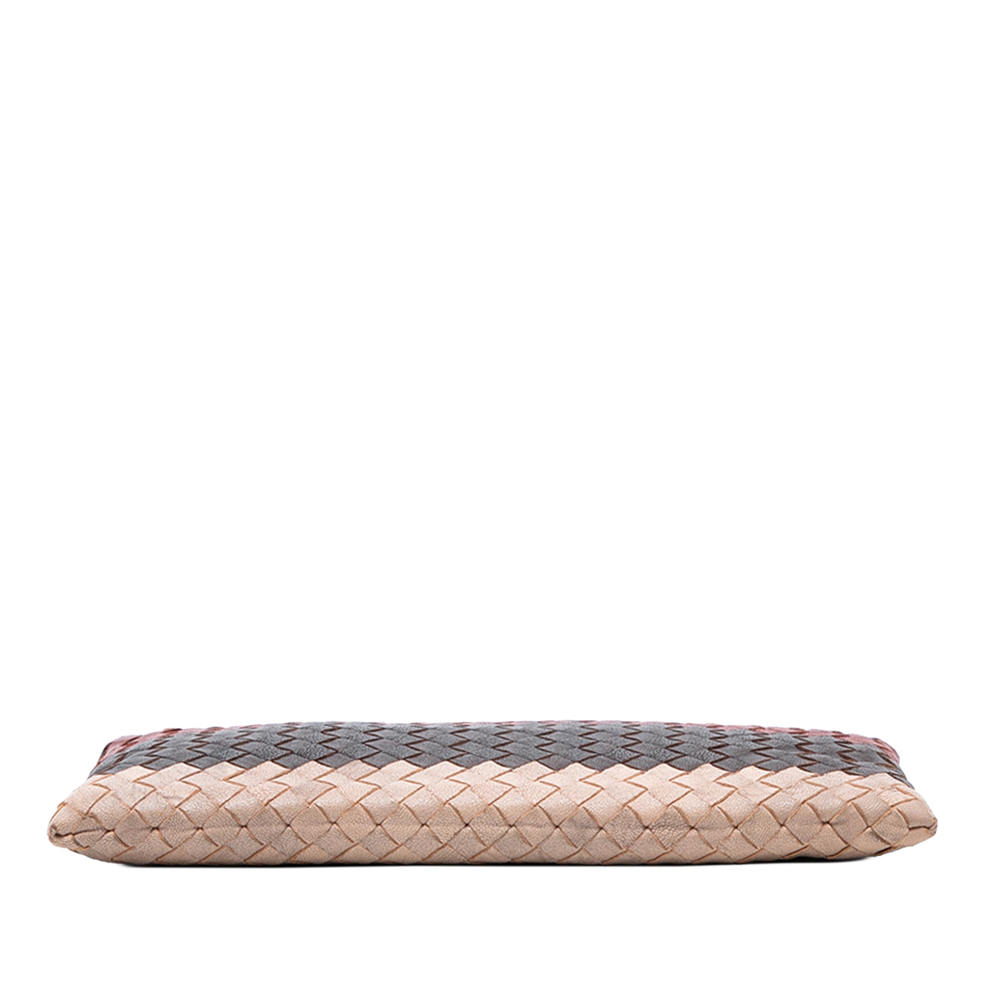 Tricolor Nappa Intrecciato Clutch - Image 3