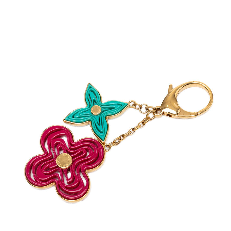 Gold Plated and Resin Naif Bag Charm - Image 2