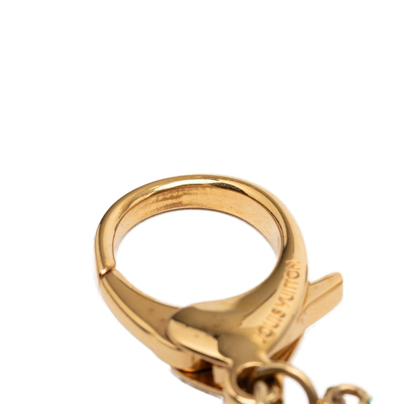 Gold Plated and Resin Naif Bag Charm - Image 5