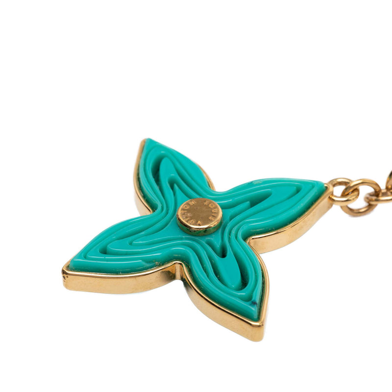 Gold Plated and Resin Naif Bag Charm - Image 6