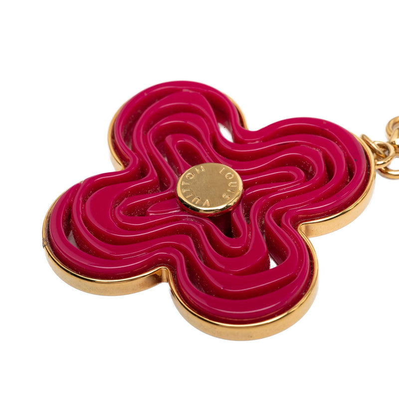 Gold Plated and Resin Naif Bag Charm - Image 7