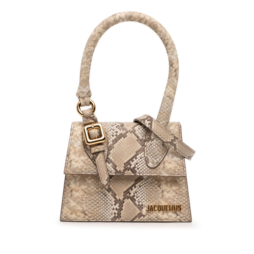 Snake Embossed Leather Le Chiquito Moyen Satchel - Image 1