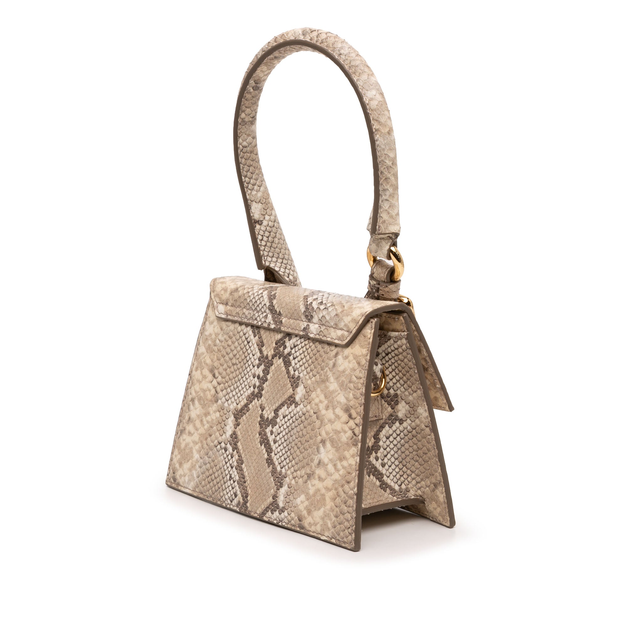 Snake Embossed Leather Le Chiquito Moyen Satchel - Image 2