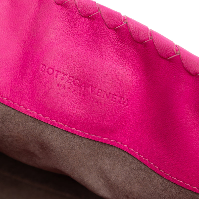 Nappa Intrecciato Flap Satchel - Image 5