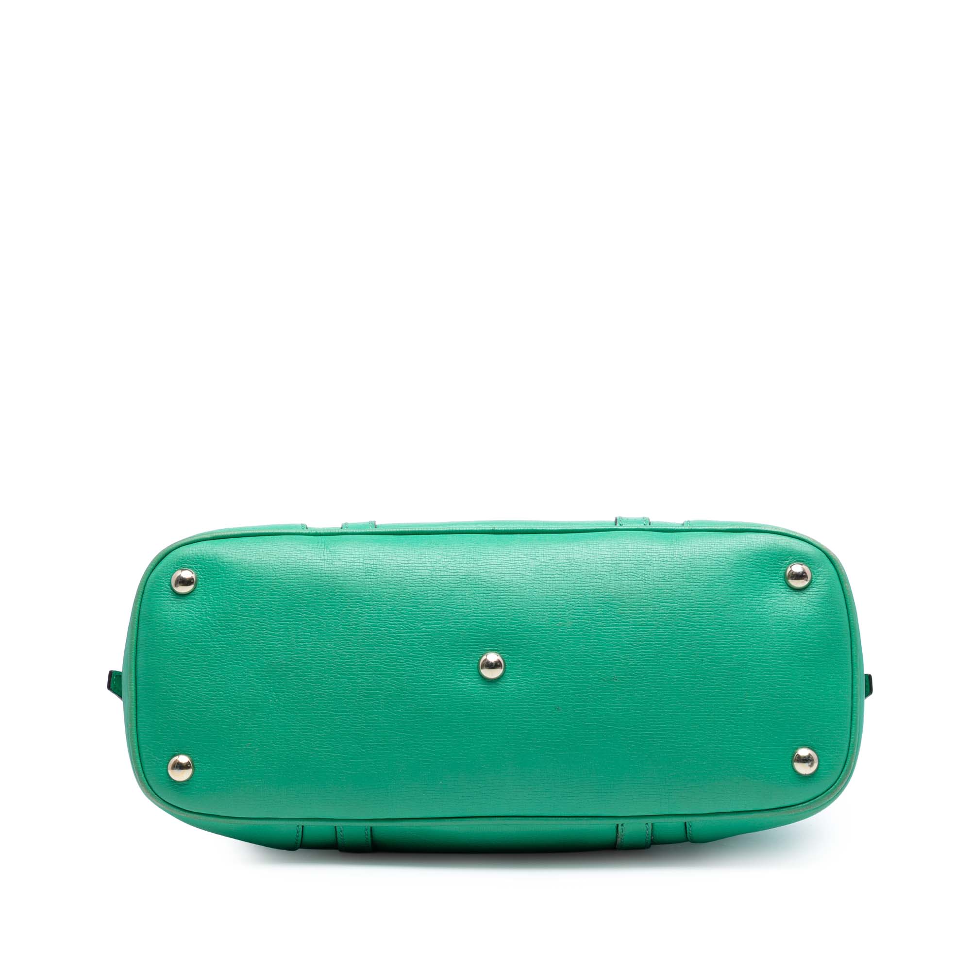 Small Leather Nice Dome Satchel - Image 3
