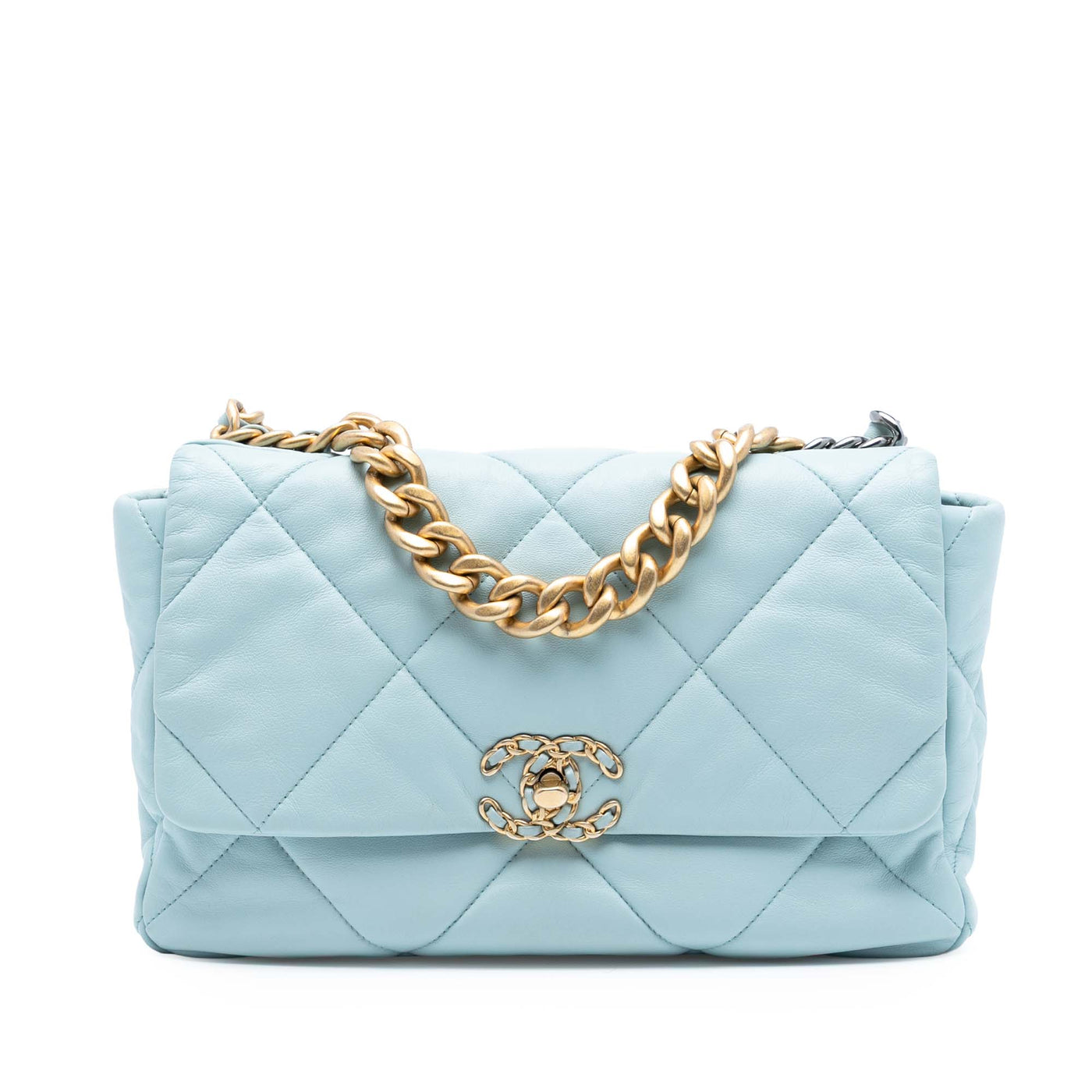 Large Lambskin 19 Flap - Image 1