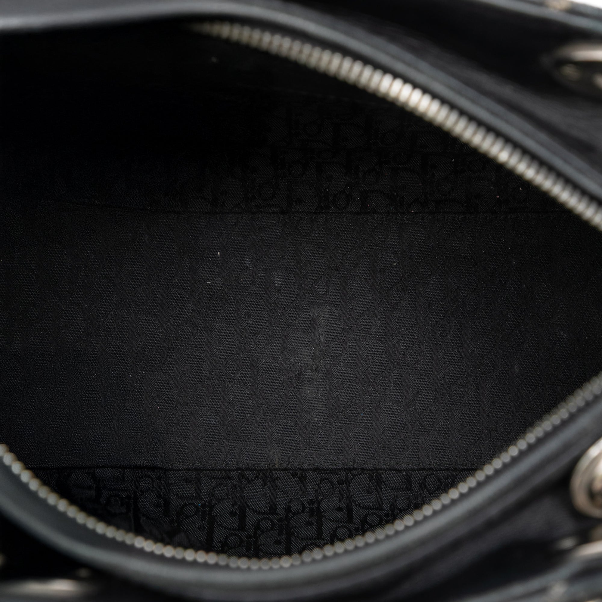 Medium Lambskin Cannage Contrast Stitch Lady Dior - Image 4
