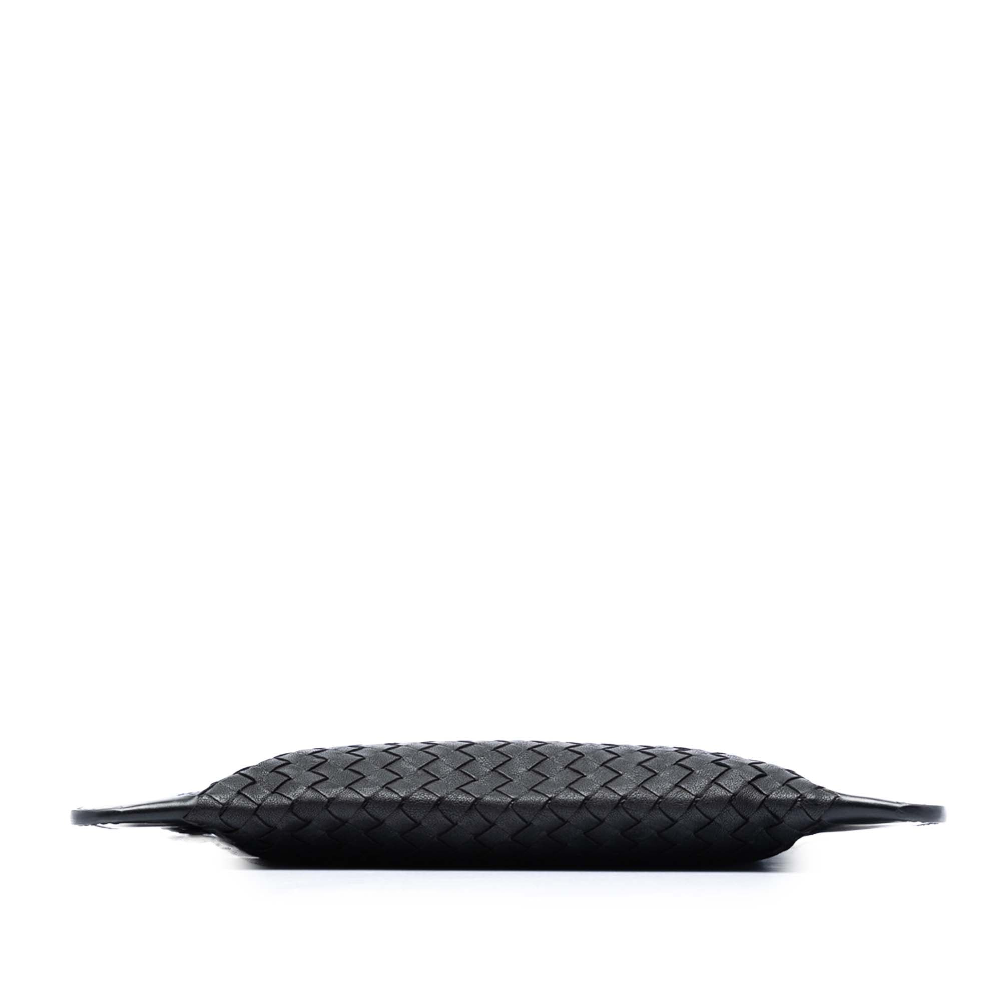 Intrecciato Trimmed Leather Clutch - Image 3