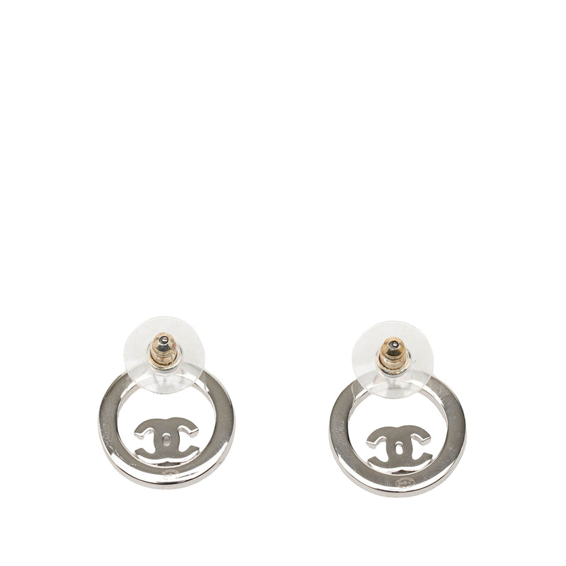 CC Brass Strass Push Back Earrings - Image 2