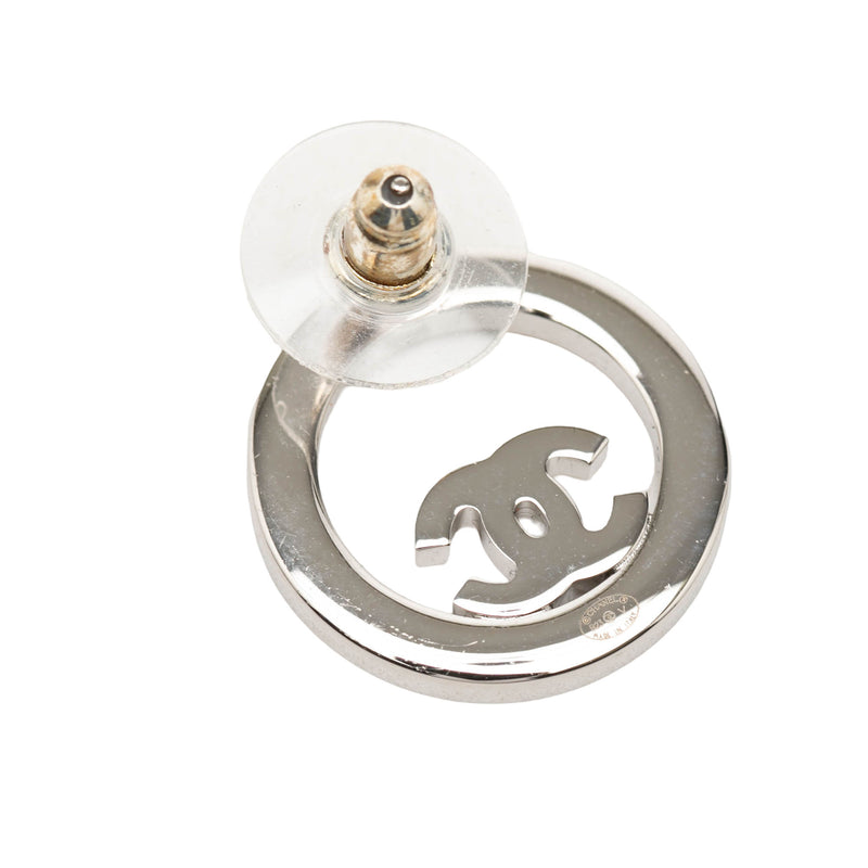 CC Brass Strass Push Back Earrings - Image 3