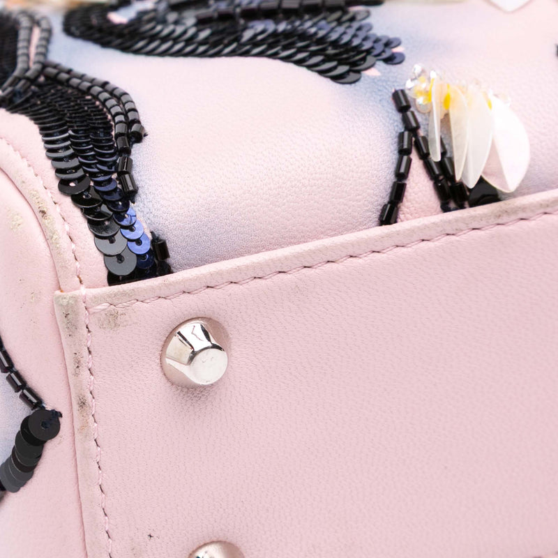 Mini Calfskin Sequin Embellished Lady Dior - Image 9