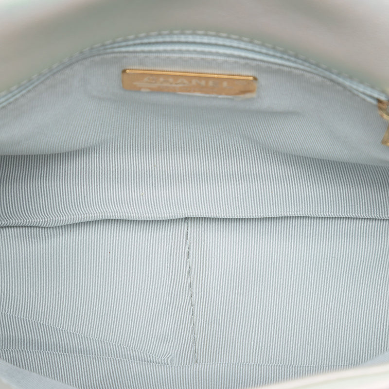 Large Iridescent Lambskin 19 Flap - Image 4