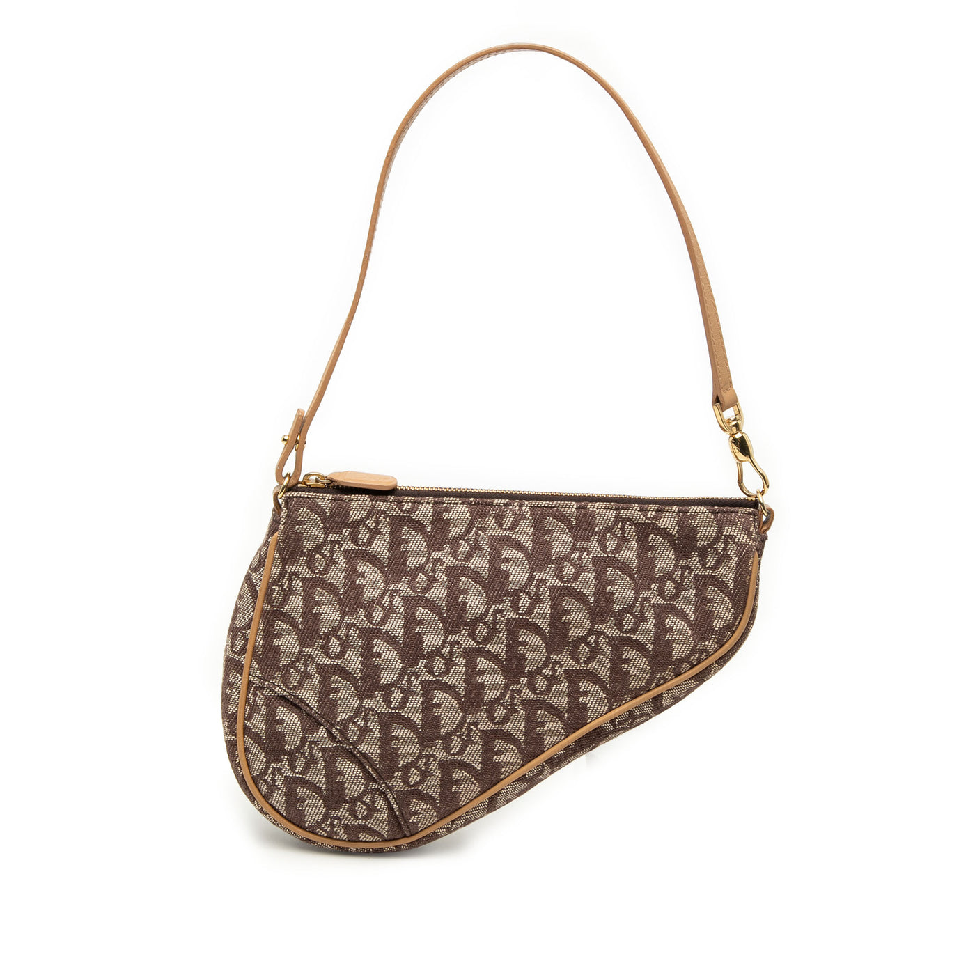 Mini Diorissimo Canvas Saddle Pochette - Image 1