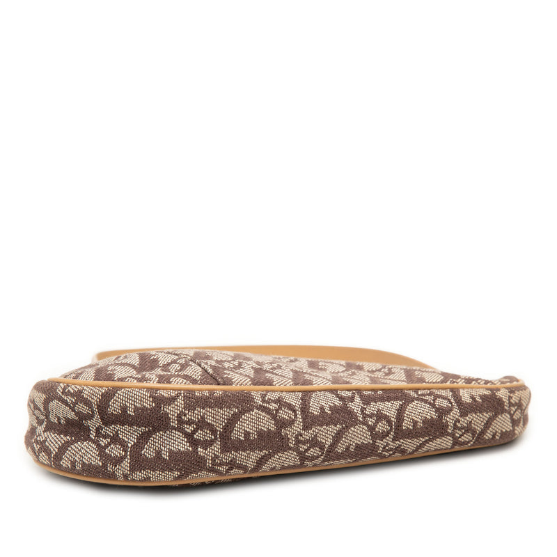 Mini Diorissimo Canvas Saddle Pochette - Image 3