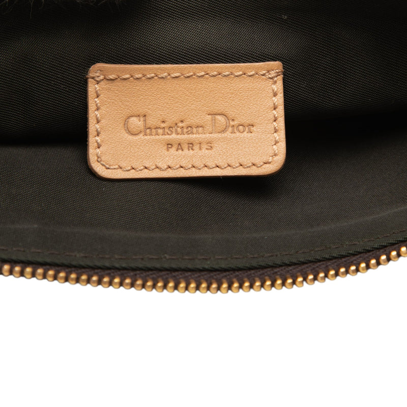 Mini Diorissimo Canvas Saddle Pochette - Image 5