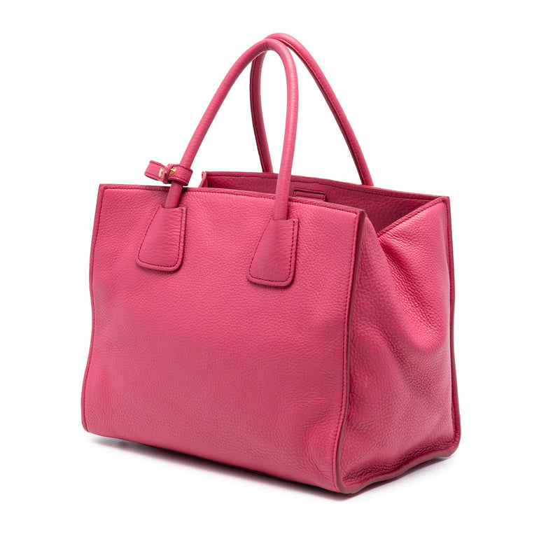 Vitello Daino Front Pocket Open Convertible Tote - Image 2