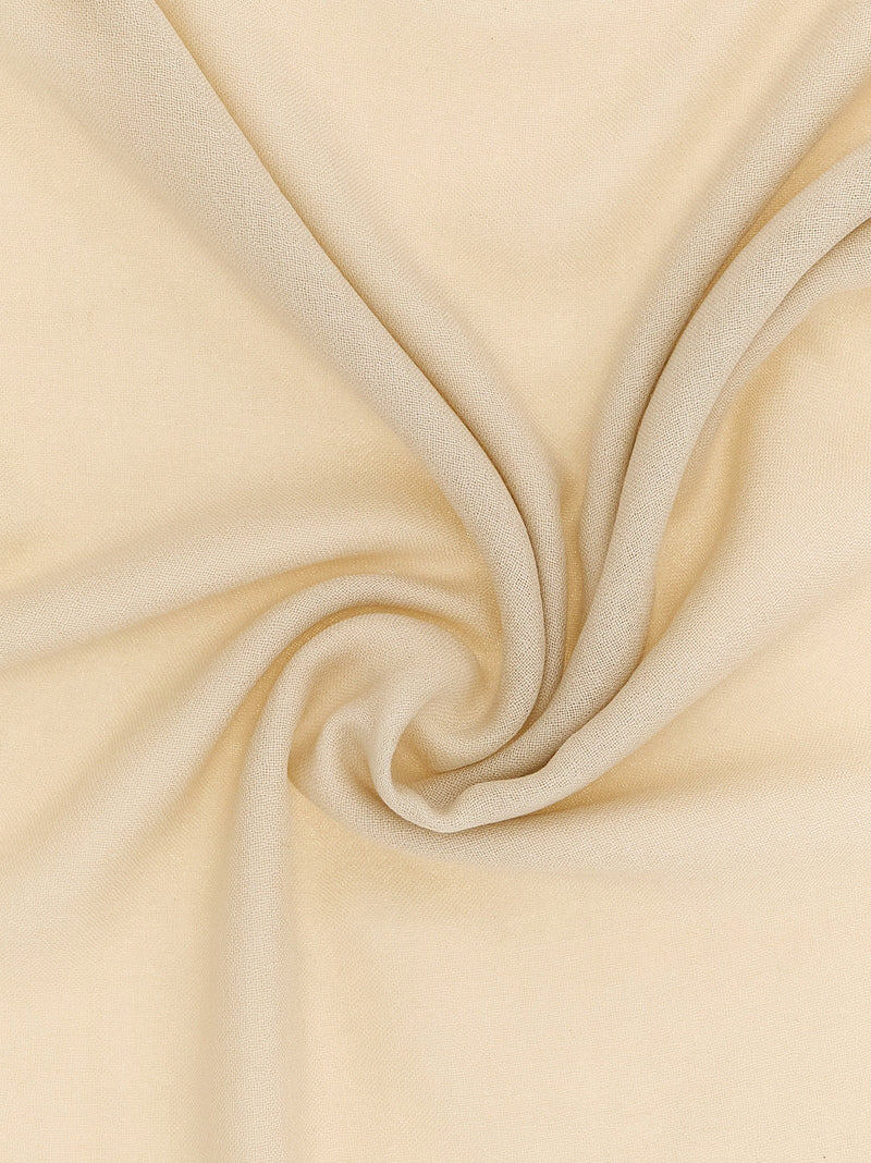 Brunello Cucinelli Cashmere-Silk Blend Scarf — Beige Scarfs