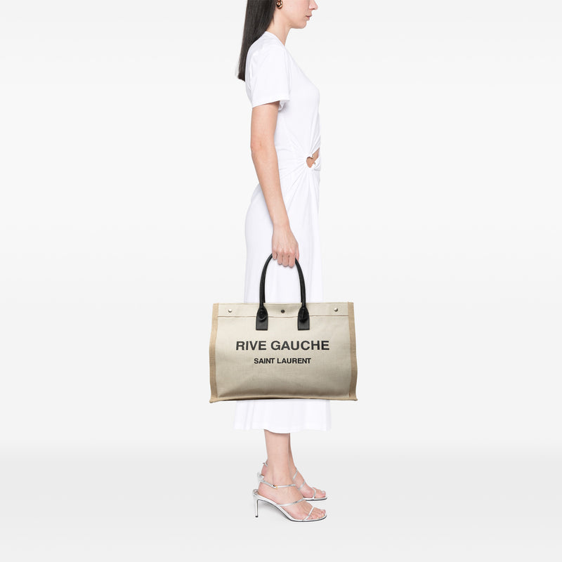 Large Canvas Rive Gauche Tote - Image 6