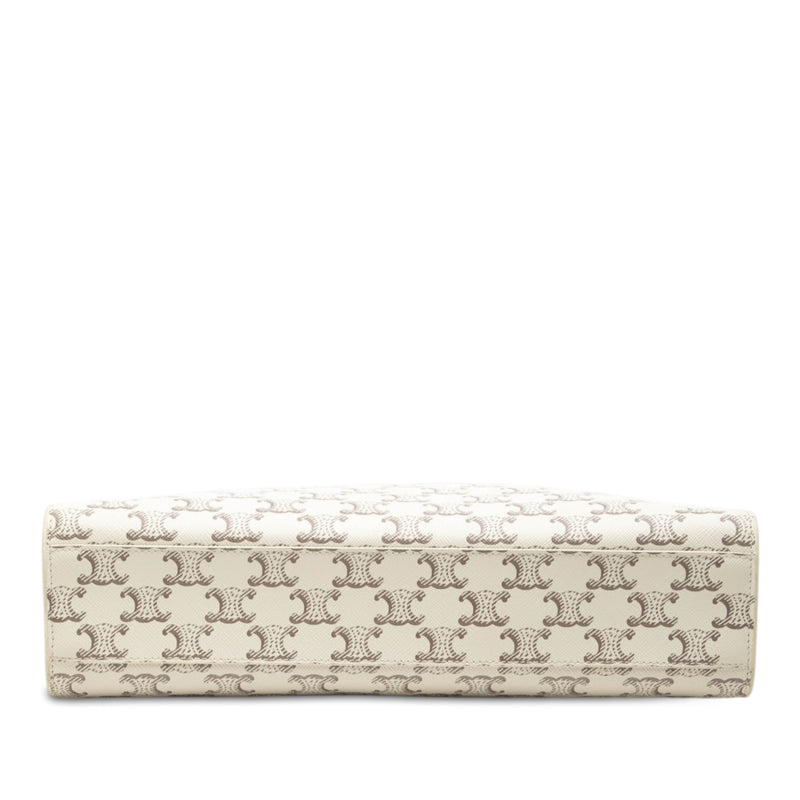 Medium Triomphe Coated Canvas Vertical Cabas Tote - Image 3
