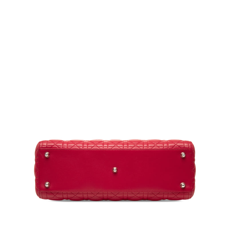 Large Lambskin Cannage Lady Dior - Image 3