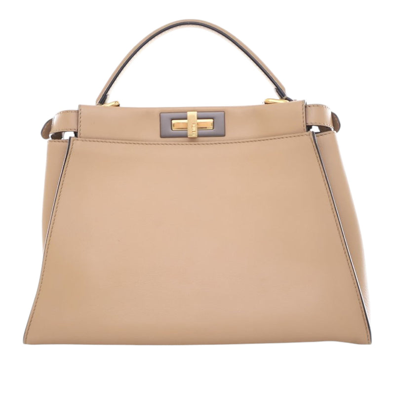 Medium Leather Peekaboo Iconic Satchel - Image 3