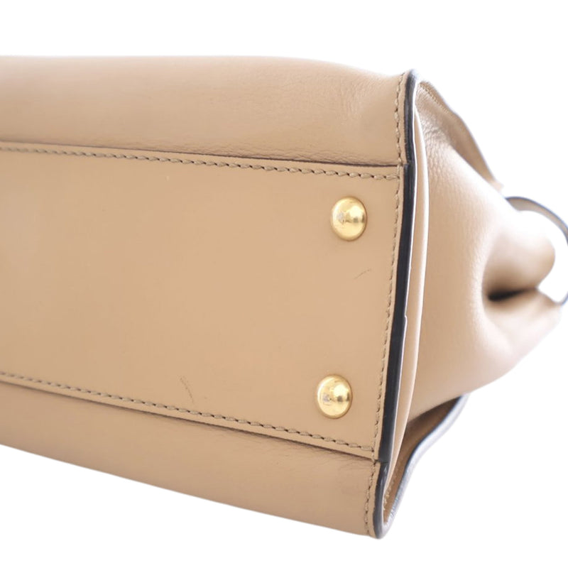 Medium Leather Peekaboo Iconic Satchel - Image 8