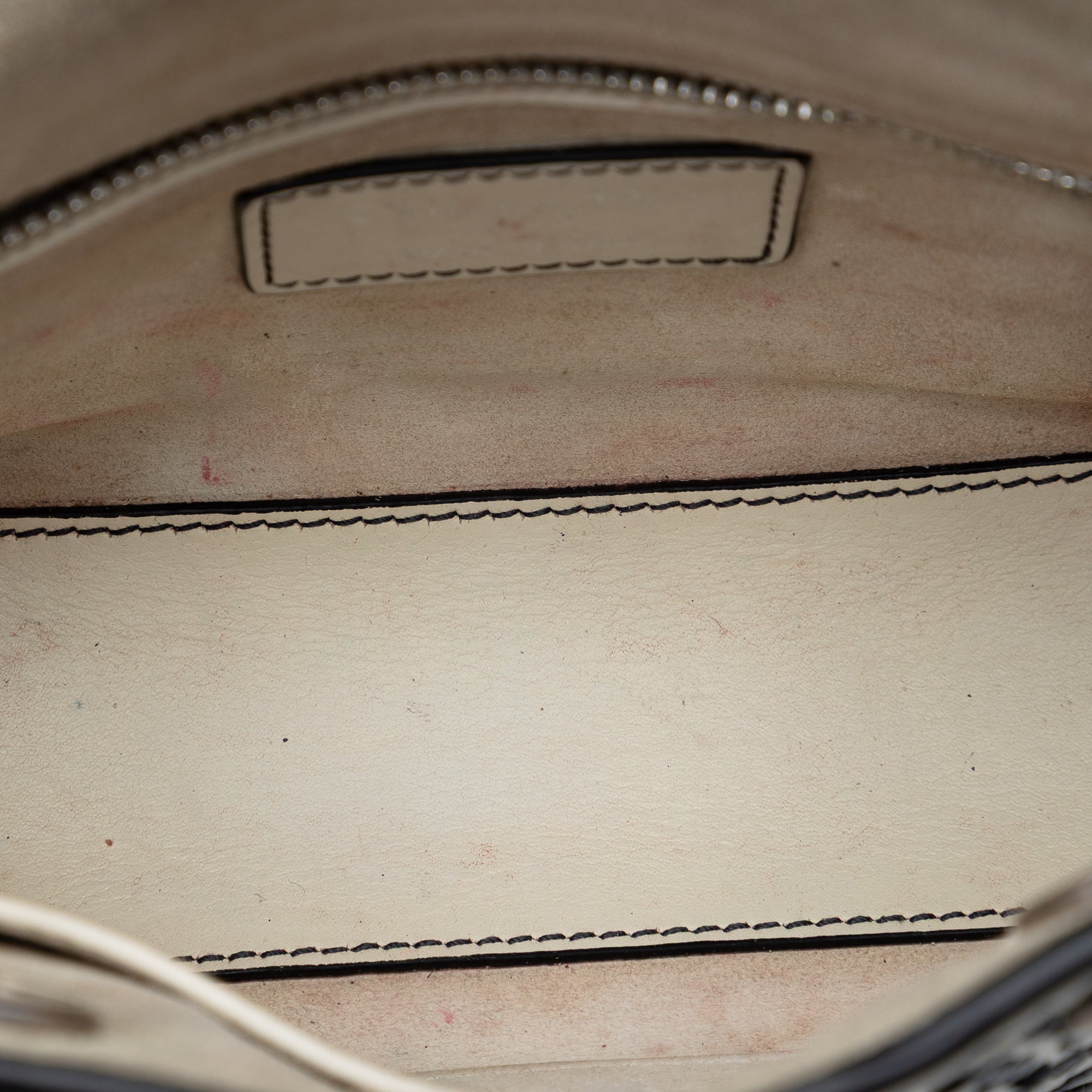 Mini Calfskin Flower Embroidered Lady Dior - Image 4