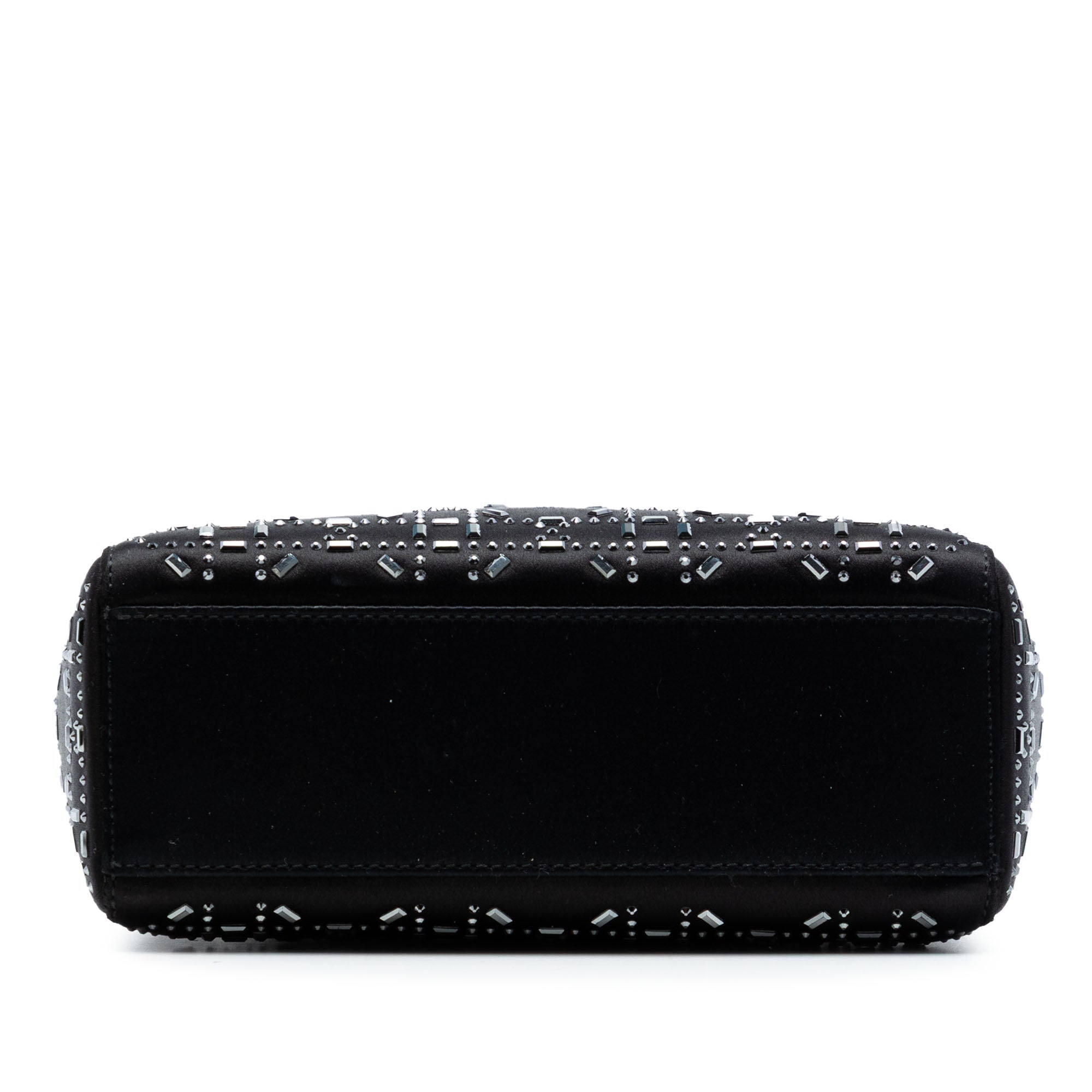 Mini Satin Cannage Crystal Embellished Lady Dior - Image 3
