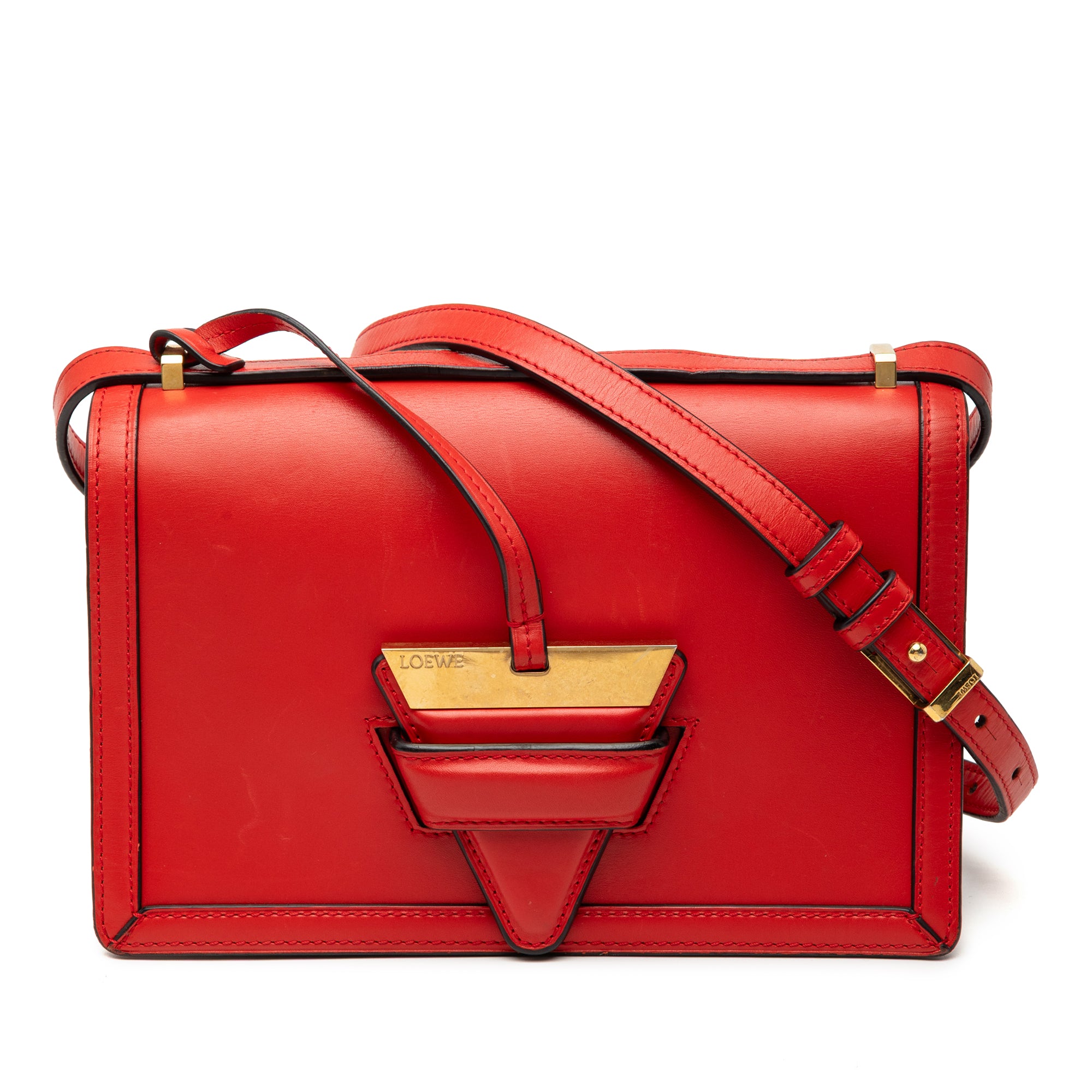Medium Leather Barcelona Crossbody - Image 1