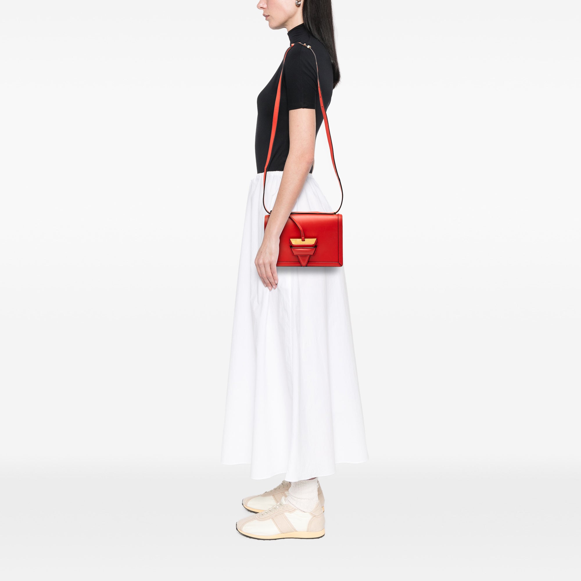 Medium Leather Barcelona Crossbody - Image 7