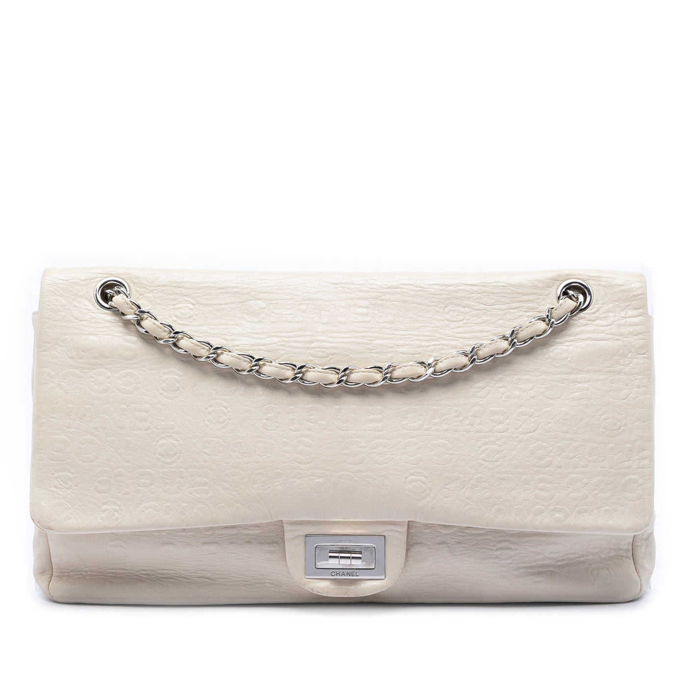 Maxi Embossed Calfskin 31 Rue Cambon Reissue 2.55 Double Flap - Image 1