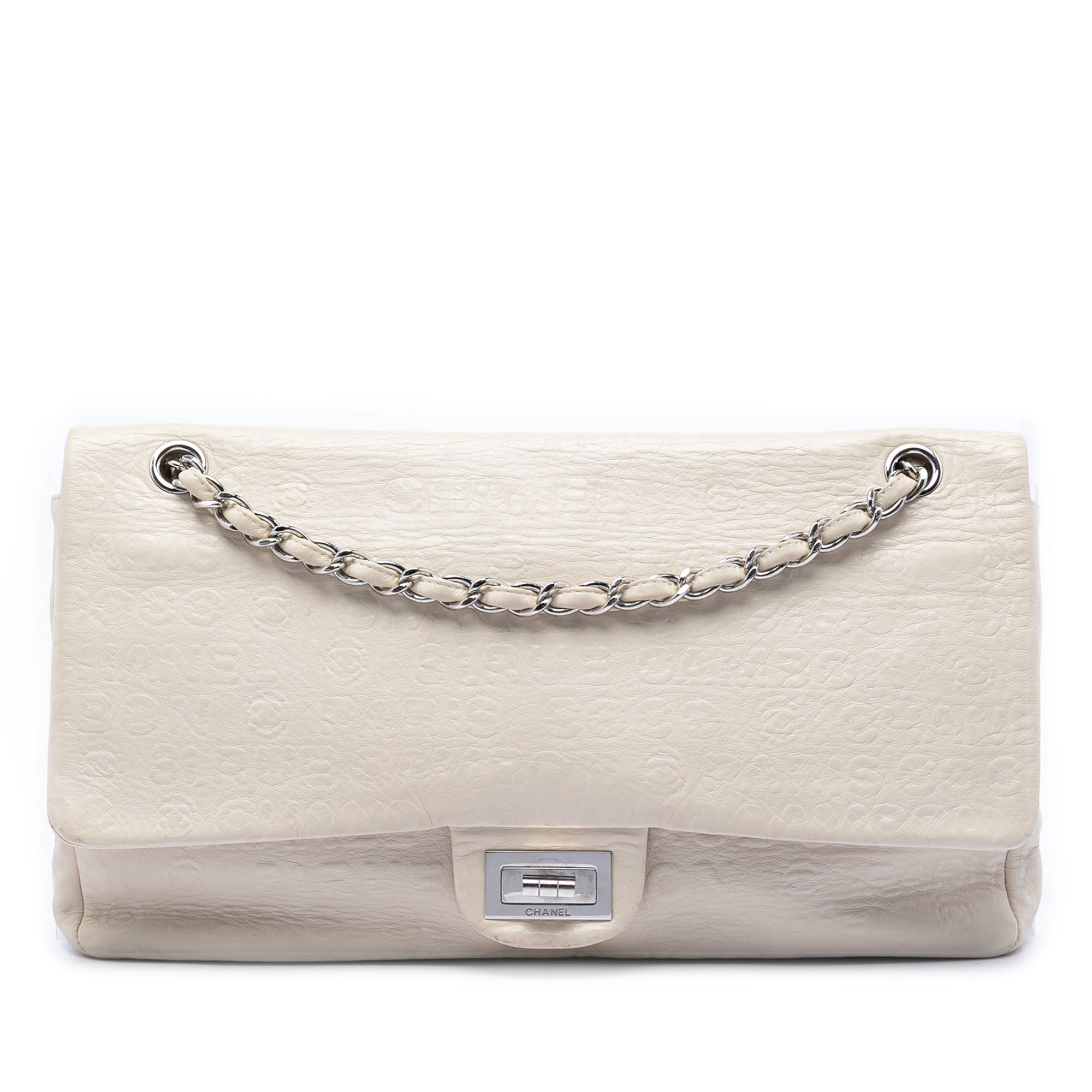 Maxi Embossed Calfskin 31 Rue Cambon Reissue 2.55 Double Flap - Image 1