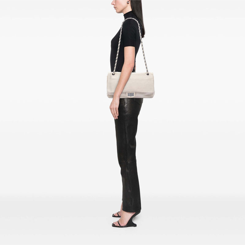 Maxi Embossed Calfskin 31 Rue Cambon Reissue 2.55 Double Flap - Image 6