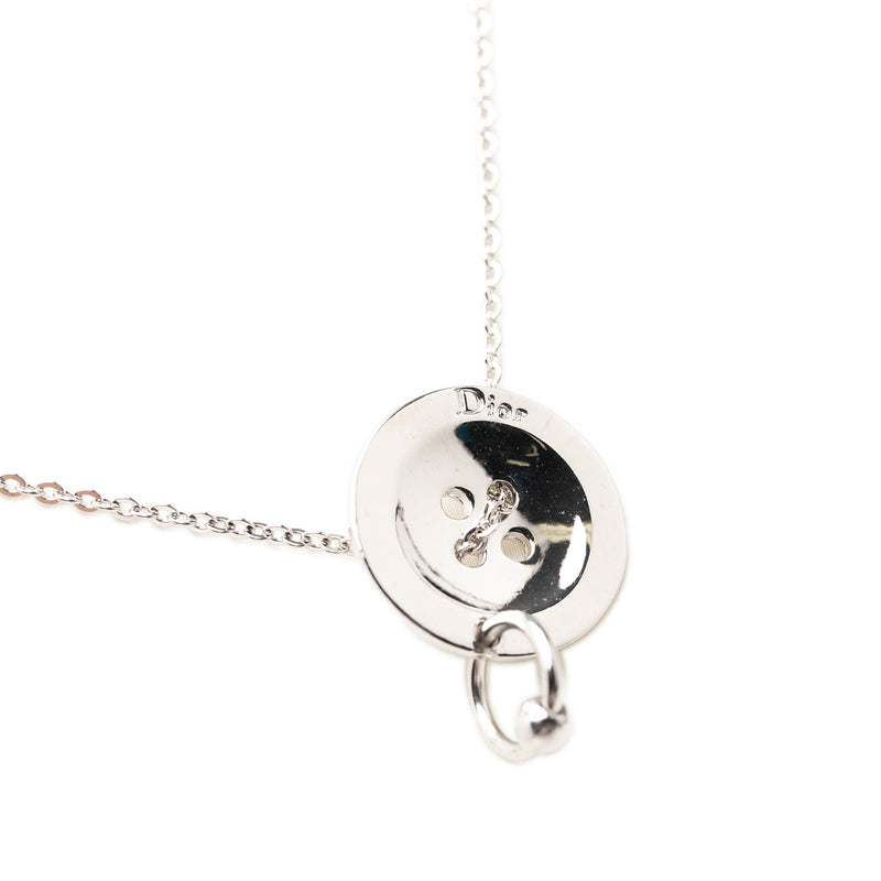 Brass Button Pendant Necklace - Image 4